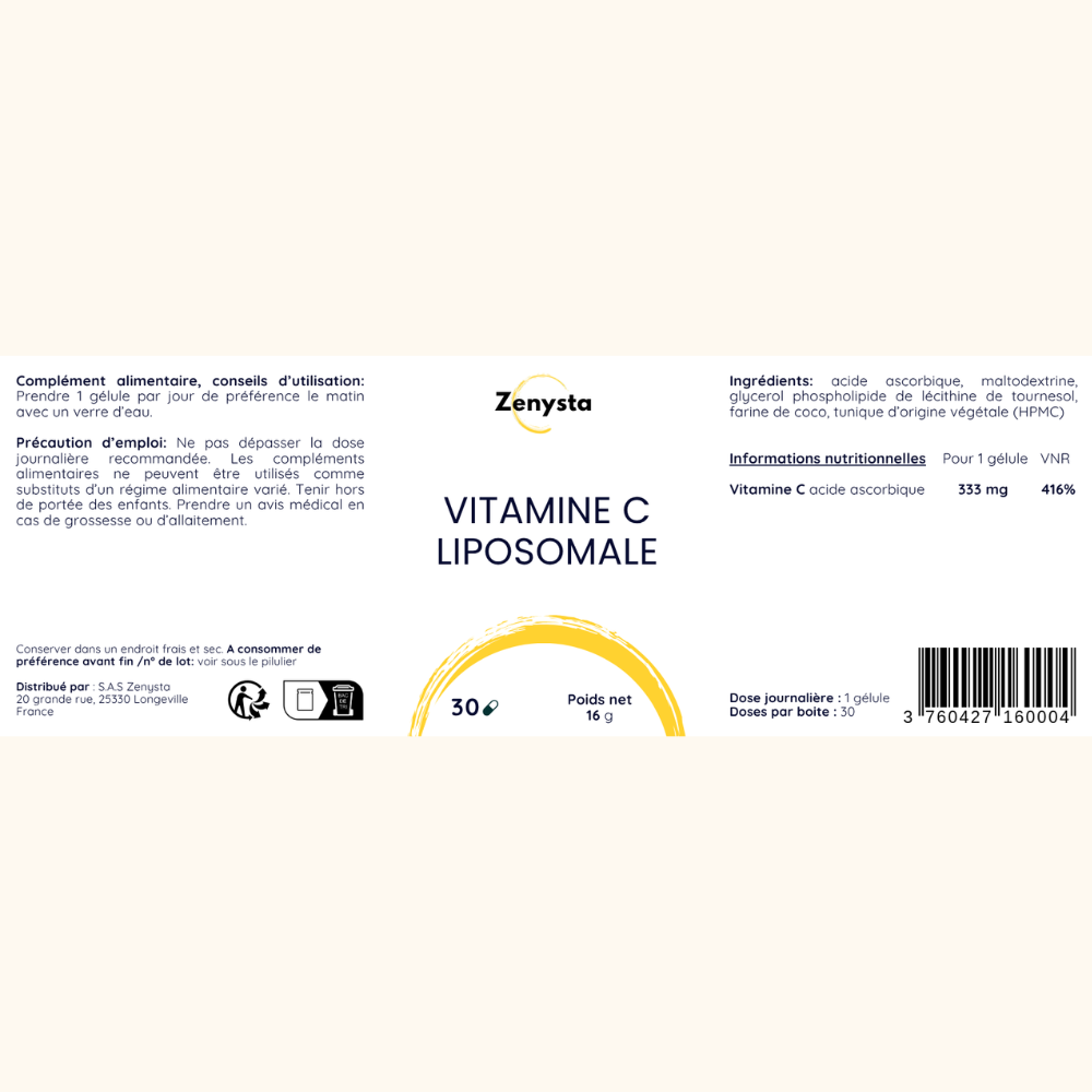 Vitamine c liposomale