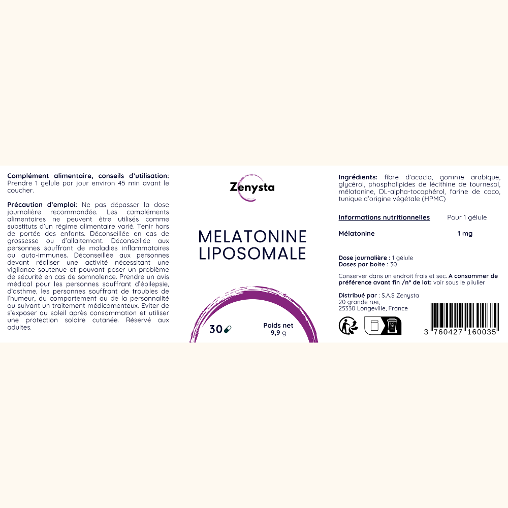 Melatonine Liposomale
